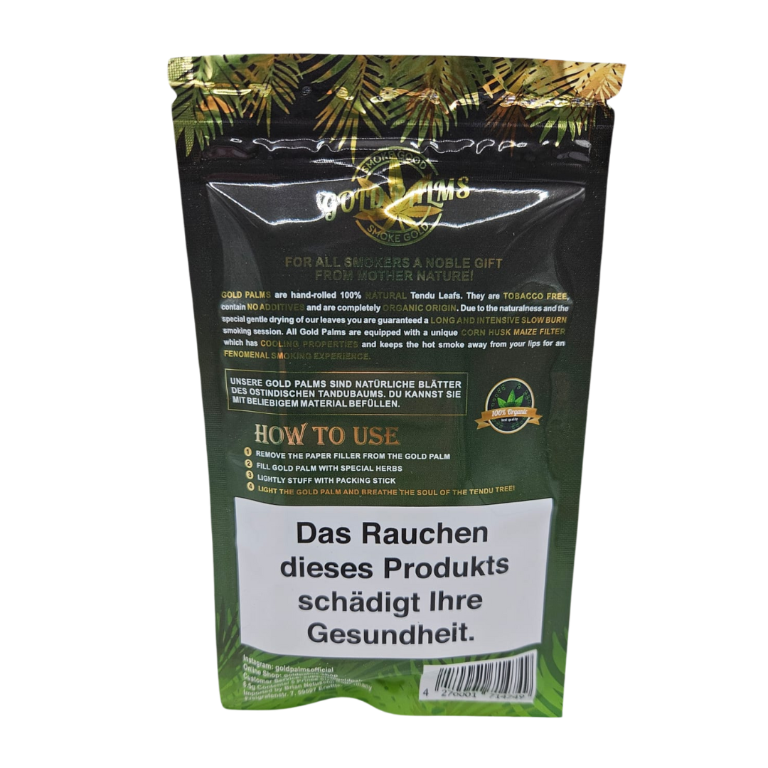 Gold Palms Blunt Wraps ''PRINCE SIZE'' 5er Pack