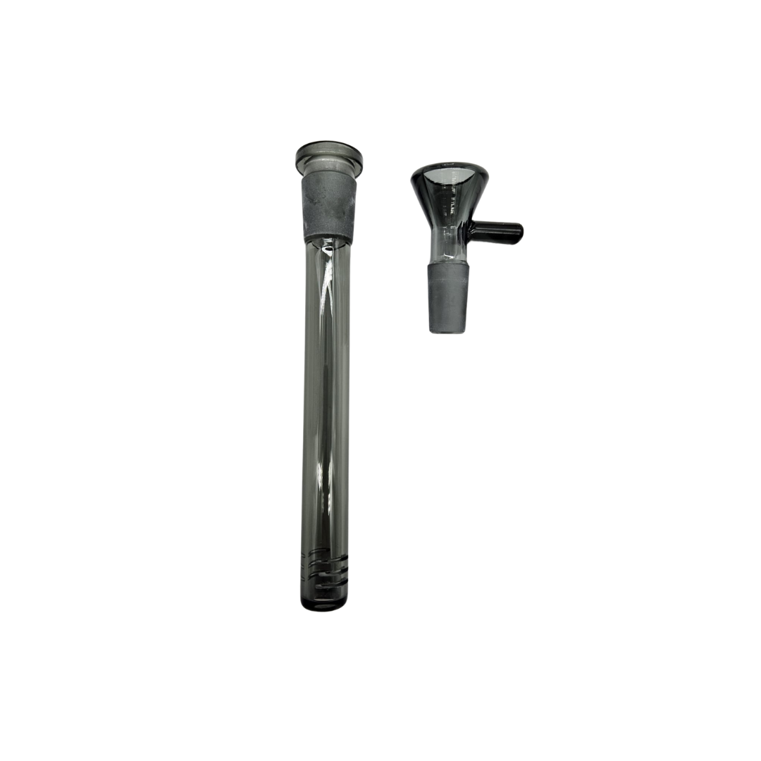 Glasbong „Leaves Pink“