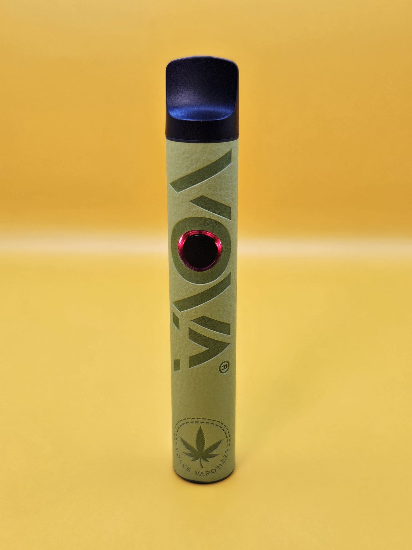 VOVA Portable Dry Herb Vaporizer Green Leather