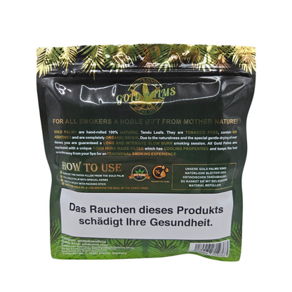 Gold Palms Blunt Wraps ''PRINCE SIZE'' 10er Pack