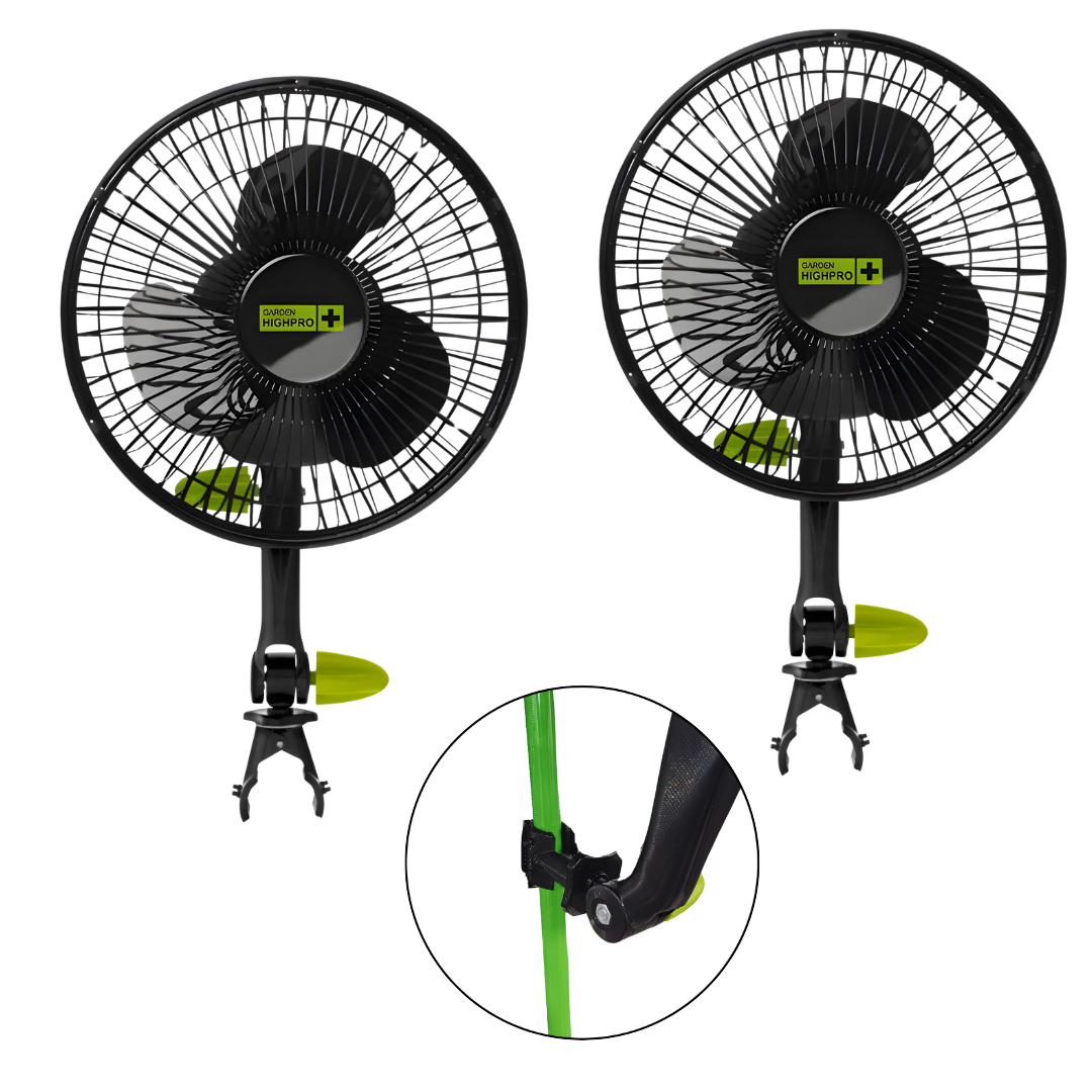 2er Set Garden Highpro Clipfan Ventilator 15cm 5W