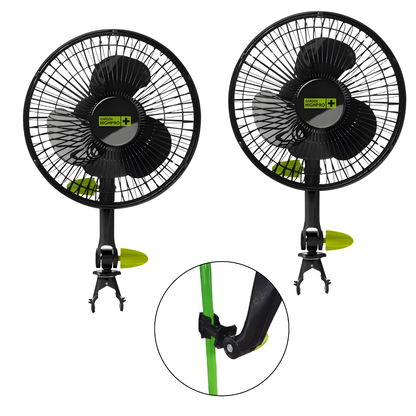 2er Set Garden Highpro Clipfan Ventilator 15cm 5W