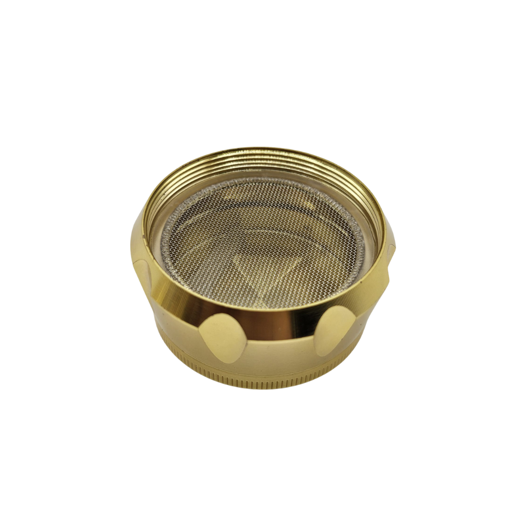 Grinder „Hanfblatt Gold“