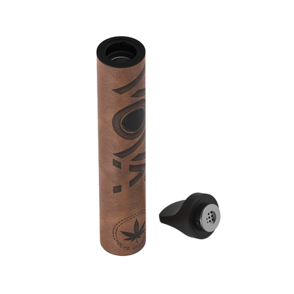 VOVA Portable Dry Herb Vaporizer Brown Leather 