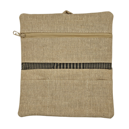 Drehertasche Jute mit Wickelverschluss
