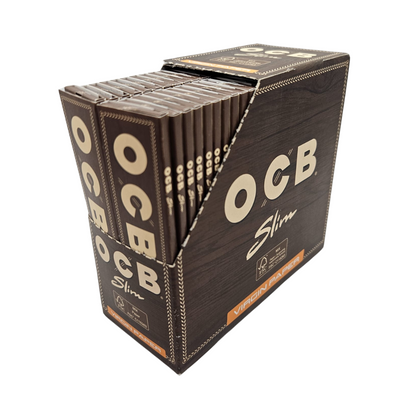 OCB KS Virgin Ungebleicht Slim – Display mit 50 Packungen