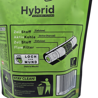 Hybrid Supreme Filter 6,4 mm – 250er Beutel
