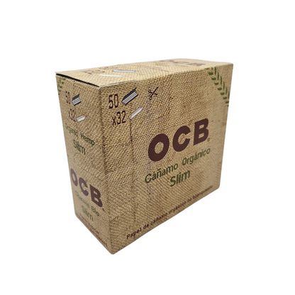 OCB Organic Hemp King Size Slim – Display mit 50 Packungen