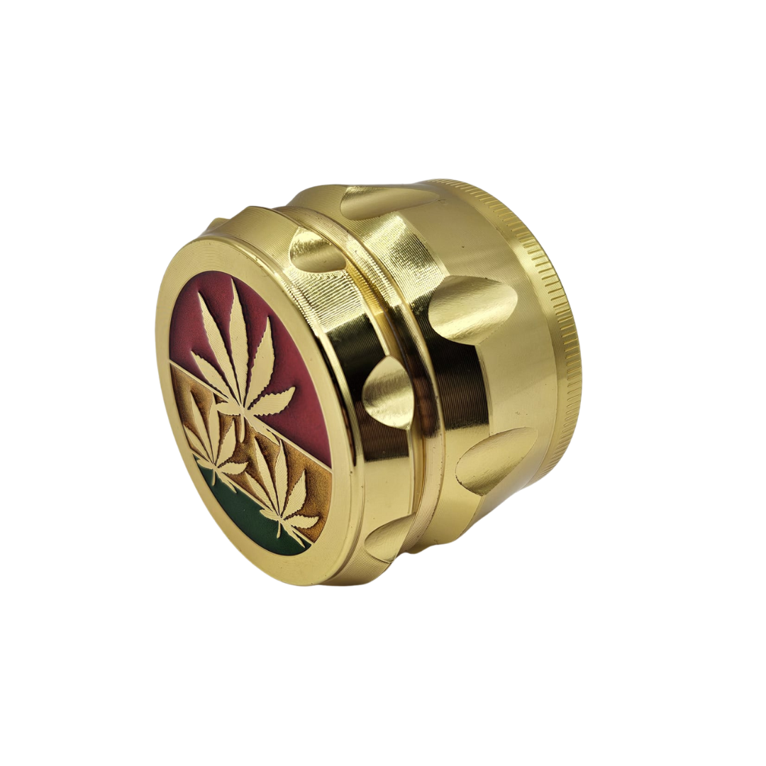 Grinder „Hanfblatt Gold“