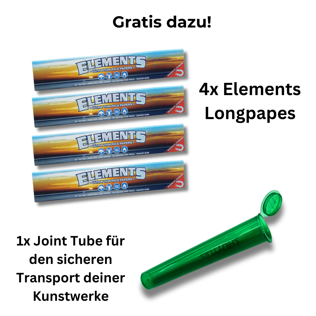 200 Stück CTIP Aktivkohlefilter + Joint Tube + Longpapes