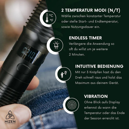 HIZEN Stilus Pro Konvektion Vaporizer