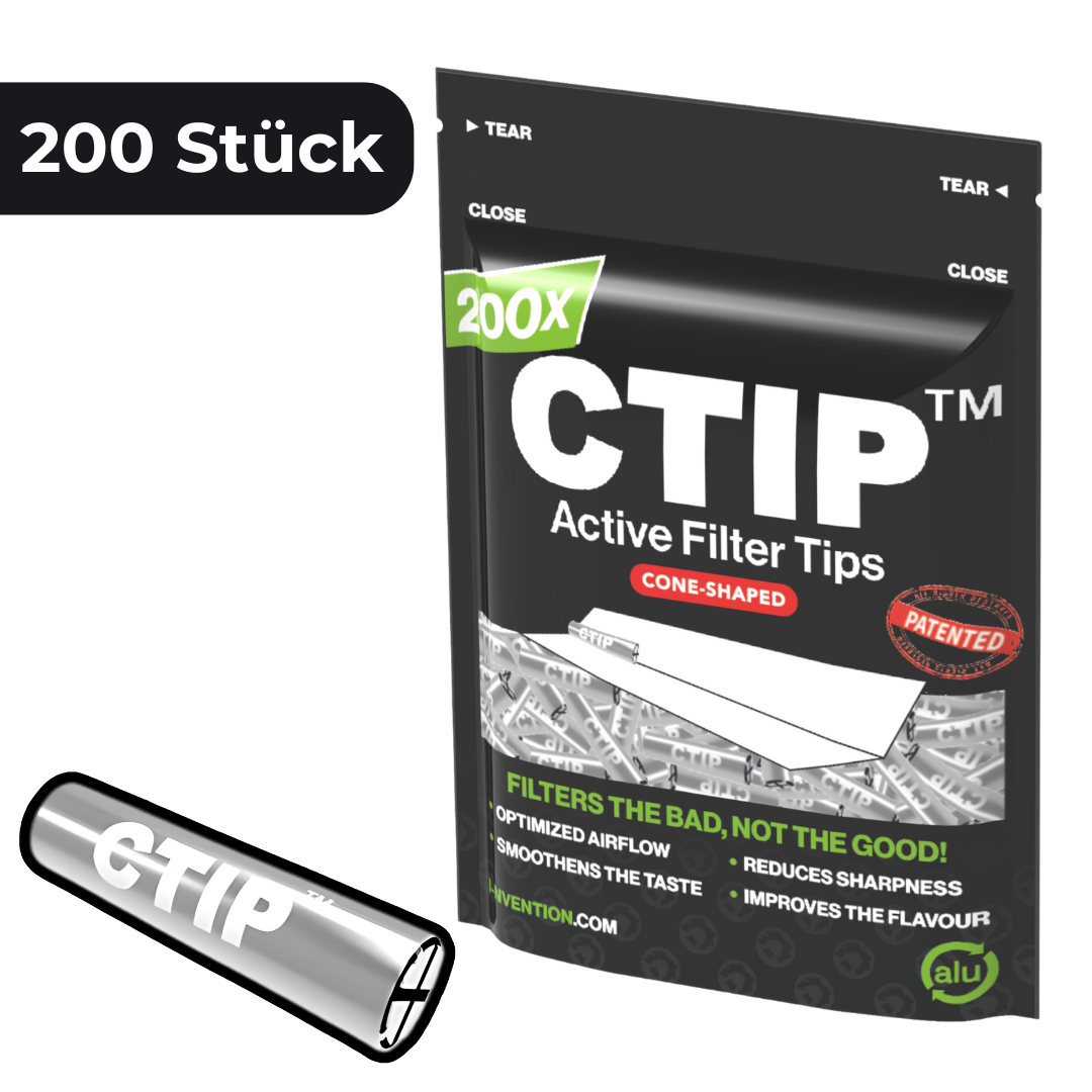 200 pieces CTIP activated carbon filters conical made of aluminum 